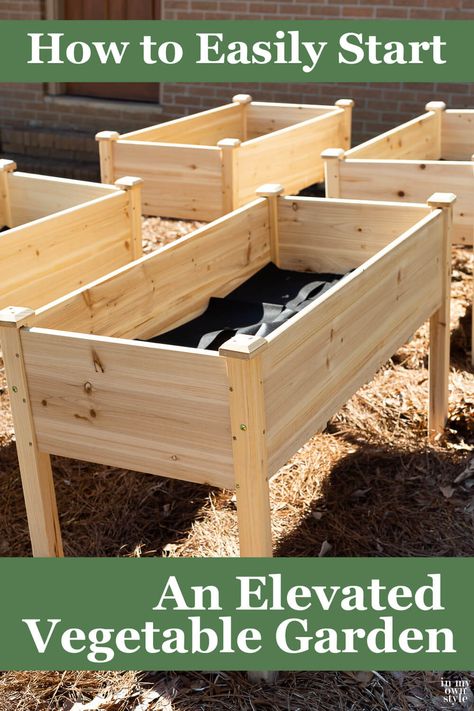 Elevated Planter Raised Bed, Diy Raised Planter Bed, Build A Planter Box Easy Diy Wood, Diy Raised Flower Bed Planter Boxes, How To Build An Elevated Garden Bed, Garden Planter Boxes Raised, Garden Bed Raised Diy, Building Raised Beds Easy Diy, Above Ground Beds Vegetable Garden