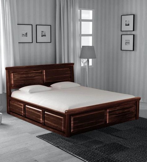 King Size Bed Master Bedrooms, Queen Size Bed With Storage, Wood King Size Bed, Latest Wooden Bed Designs, Small Bedroom Bed, King Size Bed Designs, Wooden King Size Bed, Bed Designs With Storage, Simple Bed Designs