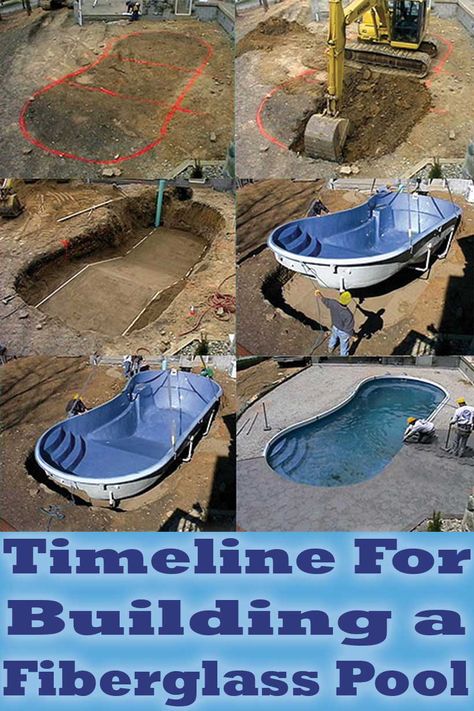 Cheap Inground Pool, Swimming Pools Backyard Inground, Fiberglass Pool Installation, Inground Pool Designs, Kidney Shaped Pool, Moderne Pools, Pool Cost, Building A Swimming Pool, Fiberglass Pool