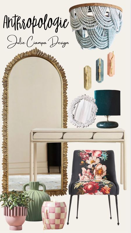 Console Table Decor Ideas, Console Table Decor, Glass Tv Stand, Crystal Cove, Cane Furniture, Table Decor Ideas, Amazon Decor, Arch Mirror, Brass Mirror