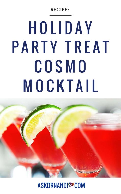 Mocktail Recipe Non Alcoholic, Alcoholic Drink Recipe, Holiday Party Treats, Cosmo Recipe, Mixed Fruit Juice, Cranberry Benefits, Benefits Of Organic Food, Organic Recipes Healthy, Frozen Cranberries