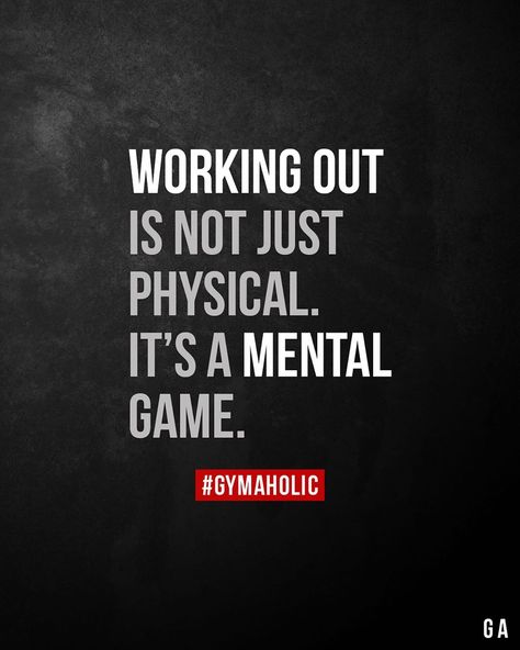 Gymaholic on Instagram: “It's a mental game.” Weight Positivity, Gymaholic Quotes, Pilates Quotes, Motivational Quotes For Athletes, Motivation Sport, Physical Training, Gym Photos, Mental Toughness, Gym Quote