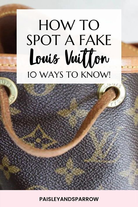 How to spot a fake Louis Vuitton bag! Ten tips you need to know. How to tell if your handbag is fake or real! Real Louis Vuitton Handbags, How To Store Designer Handbags, How To Style Louis Vuitton Bag, Louis Vuitton Neverfull Aesthetic, How To Clean Louis Vuitton Purse, Best Louis Vuitton Handbags, Diy Louis Vuitton, Fake Louis Vuitton Bag, Black Louis Vuitton Bag