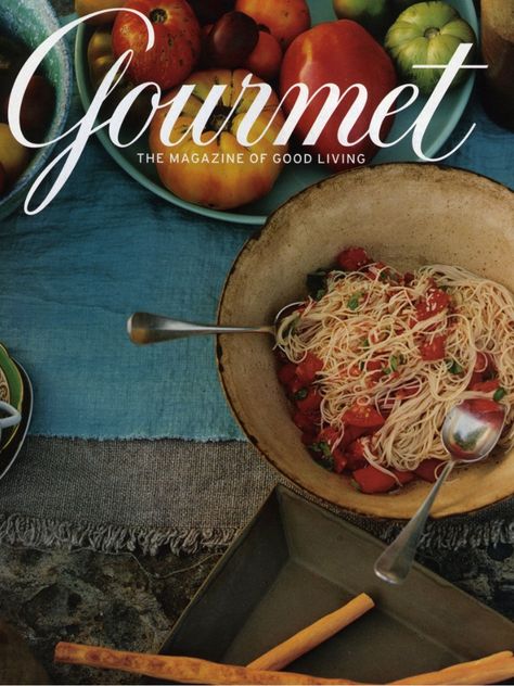 i protest that this magazine is not published any more. so sad! Gourmet Magazine, Culinary School, Styling Inspiration, Food Photography Styling, Food Magazine, Photographing Food, Cool Stuff, Magazine Covers, Beautiful Food