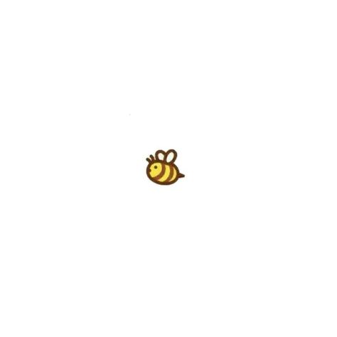 Tiny Bee Drawing, Tiny Cartoon Drawings, Bee Tattoo Ideas Cartoon, Mini Drawings Animals, Bee Wallpaper Cute, Small Bee Drawing, Tiny Easy Drawings, Bee Tattoo Cartoon, Small Cute Drawings Aesthetic