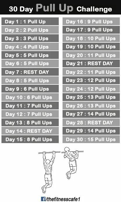 30 Day Pullups Challenge Pull Up Challenge, Complete Body Workout, Reformer Pilates, 30 Day Fitness, Push Up Challenge, Yoga Iyengar, Calisthenics Workout, 30 Day Workout Challenge, Body Weight Training