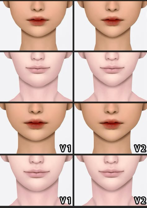 sims 4 cc by jiumiQAQ Sims Skin Preset, Chin Slider Sims 4, Sims 4 Cc Chin Preset, Sims 4 Preset Face, Sims Jaw Presets, Sims4 Jaw Preset, Sims 4 Pointy Ears, Sims 4 Cc Presets Jaw, Ts4 Cc Face Preset