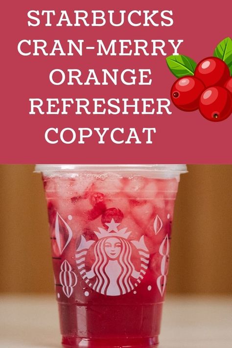 Starbucks Cran-Merry Orange Refresher Copycat — SavingsMania Cranberry Orange Lemonade Refresher Starbucks, Crab Merry Orange Lemonade Starbucks, Cranberry Orange Refresher, Crab Merry Orange Lemonade Refresher, Cran Merry Starbucks, Cranberry Orange Lemonade Refresher, Copycat Starbucks Cranberry Orange Refresher, Starbucks Cranberry Refresher, Cranberry Refresher Starbucks