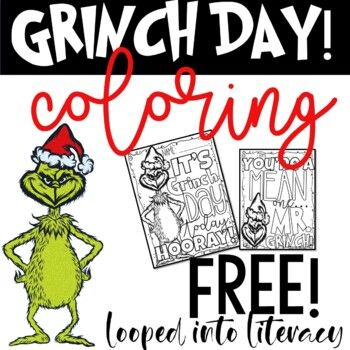 How The Grinch Stole Christmas Classroom Activities, Grinch Day Ideas For Kindergarten, How The Grinch Stole Christmas Kindergarten Activities, Grinch Day At School Preschool, Grinch Day In Kindergarten, Grinch Literacy Activities Preschool, Christmas Craft 1st Grade Classroom, Fun Christmas Activities For Kindergarten, Grinch Day Activities 1st Grade