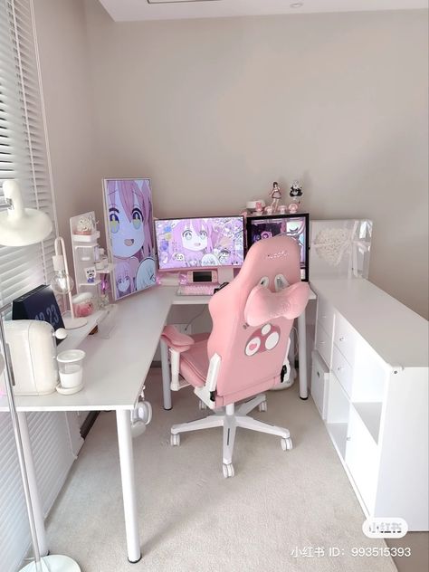 Games Room Inspiration, Gamer Room Decor, Bedroom Setup, Office Room Decor, Room Redesign, Pinterest Room Decor, Study Room Decor, Gaming Room Setup, Cute Room Ideas