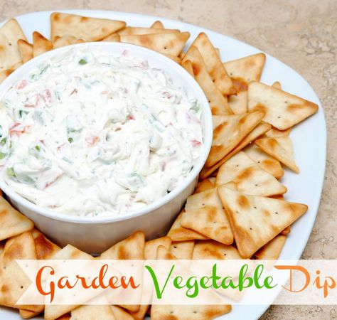 Garden Vegetable Dip. #recipe Vegetable Dips, Vegetable Dip, Garden Vegetable, Veggie Dip, Yummy Dips, Appetizer Dips, Fresh Veggies, Dip Recipes, Cheat Sheets