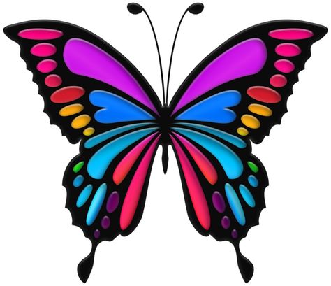 Colorful Butterfly Printable, Butterfly Images Clip Art, Butterfly Drawing Images, Dps School, Butterflies Monarch, Witchy Svg, Box Frame Art, Butterfly Clipart, Butterfly Png