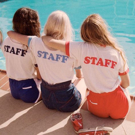 Camp life is the best life. #CampCounselors #SummerCamp #Odyssey 70s Inspired Fashion Summer, Camp Fashion, Camping Desserts, Camping Snacks, Loona Kim Lip, Retro Camping, Fashion 70s, Camping Aesthetic, 70s Inspired Fashion