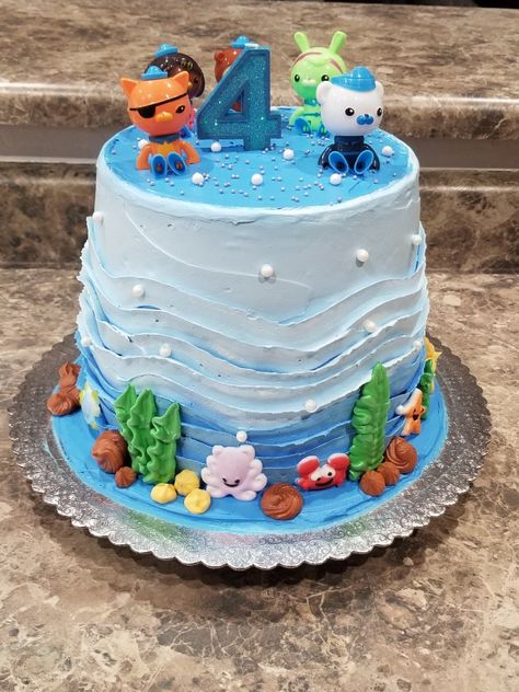 Octonaut Cakes, Octonauts Birthday Cake, Diy Smash Cake, Octonauts Cake, Octonauts Birthday Party, Giant Cake, Octonauts Party, Birthday Party Activities, Bunny Cake