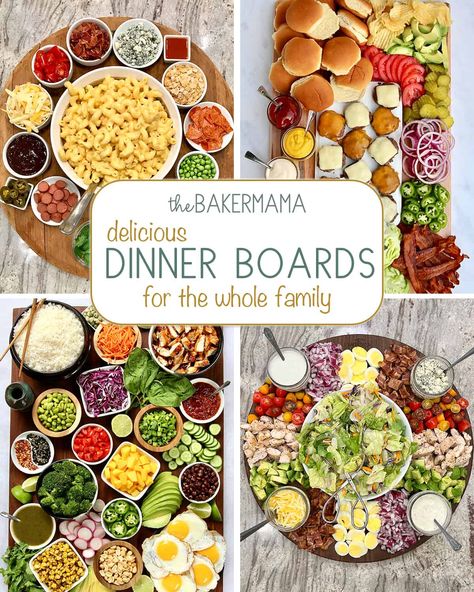 Family Dinner Platter Ideas, Cobb Salad Charcuterie Board, Dinner Party Platter Ideas, Meal Platter Ideas, Easy Dinner Charcuterie Board, Grazing Board Dinner, Charcuterie Board Main Dish, Platter Dinner Ideas, Main Meal Charcuterie Board Ideas