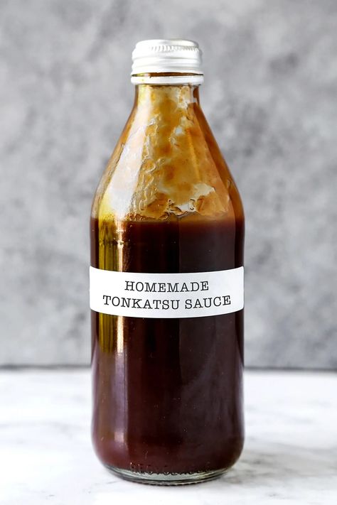 Tonkatsu Sauce - How To Make It | Pickled Plum Tosazu Sauce, Bhuna Chicken Recipe, Katsu Sauce Recipe, Katsu Sauce, Japanese Sauce, Tonkatsu Sauce, Spice Mixes, Asian Food, Dipping Sauce