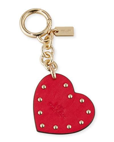 Leather Working Patterns, Leather Heart, Keychain Fob, Ring Bag, Leather Keyring, Heart Bag, Bag Charms, Handbag Charms, Charm Keychain