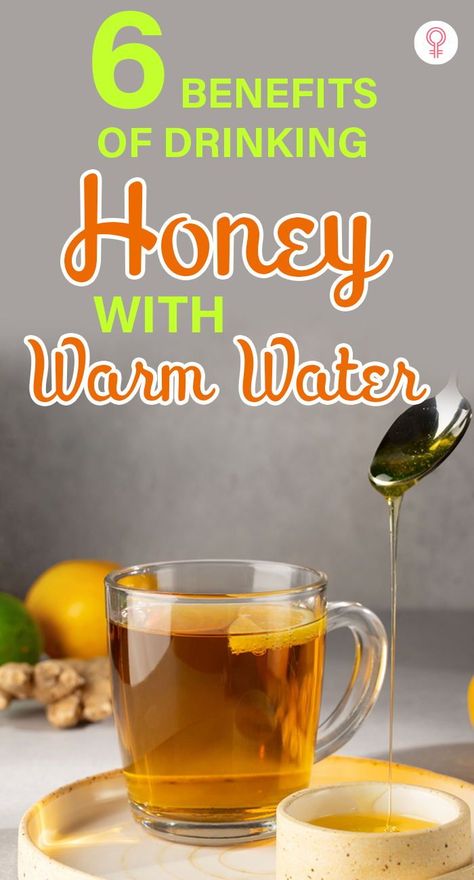 Warm Water Benefits, Honey And Warm Water, Honey Drink, Drinking Hot Water, Honey Water, Ginger Water, Honey Benefits, Ginger And Honey, Daily Health Tips