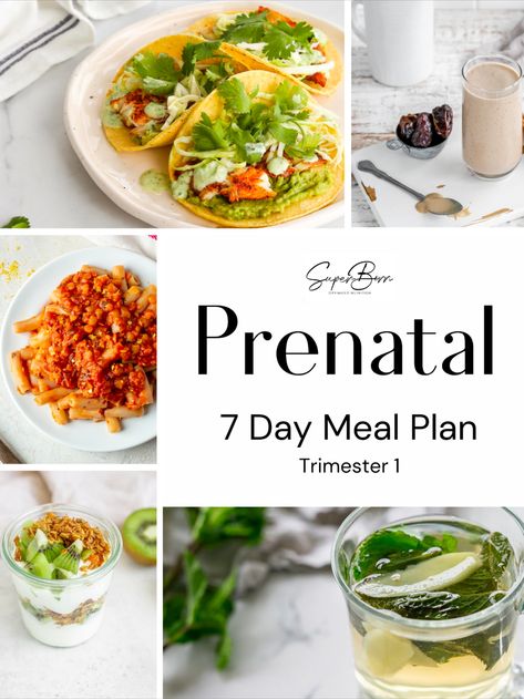 Are you struggling to nourish yourself and your growing baby during pregnancy? Look no further! A meal plan is your solution for achieving optimal prenatal nutrition. Say goodbye to guesswork and hello to a perfectly balanced diet tailored to your needs. Ensure your baby's healthy development and your well-being with the convenience and peace of mind that only a well-crafted meal plan can provide. Elevate your pregnancy journey with the power of proper nutrition – get your meal plan today! Prenatal Meal Plan, Healthy Pregnancy Diet, Nutrition Meal Plan, Prenatal Nutrition, Pregnancy Diet, 1st Trimester, 7 Day Meal Plan, Meals Healthy, Mommy To Be