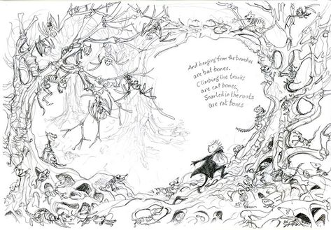 Picture Book Basics - Sketches and Layout - Words & Pictures Halloween Forest, Children's Book Layout, Illustration Tips, Book Illustration Layout, Book Illustration Design, Illustration Techniques, Comic Layout, Childrens Books Illustrations, Book Illustration Art