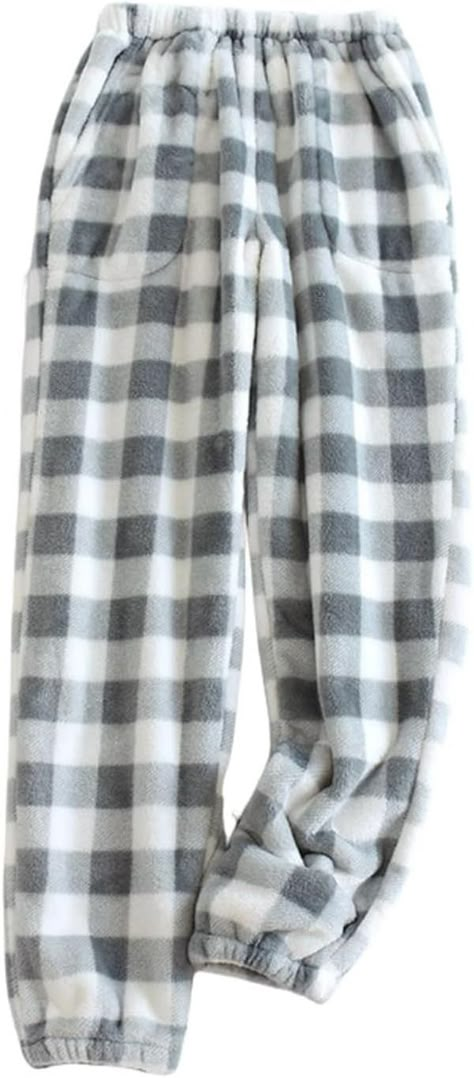 Amazon.com: codcm Womens Plaid Fluffy Pajama Pants Fuzzy Fleece Cozy Lounge Pants with Pockets Winter Warm Pj Bottoms : Clothing, Shoes & Jewelry Fluffy Pajama Pants, Fluffy Pj Pants, Aesthetic Locker, Fuzzy Pj Pants, Comfy Lounge Pants, Womens Flannel Pajamas, Pajama Bottoms Womens, Pj Bottoms, Plaid Pajama Pants