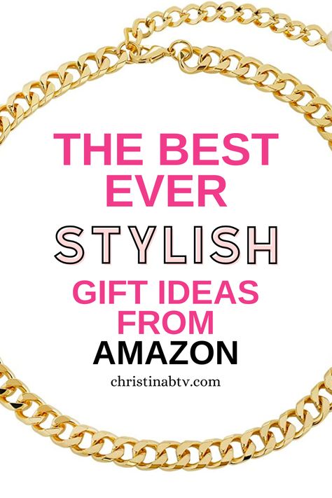 The best ever amazon fashion finds that make cute christmas gifts for women who love being fashionable and stylish! These are the perfect gift for best friend, daughter, teen girl, and more. Best Amazon Fashion Finds, Amazon Fashion Finds, Chunky Chain Necklaces, Gift For Best Friend, Cute Christmas Gifts, Oversized Tunic, Trendy Necklaces, Best Amazon, Chain Choker Necklace