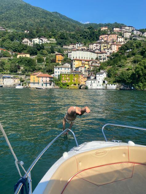 Lake of Como, Italy Italy Swimming, Italy Moodboard, Lake Como Italy, Como Italy, Time Of Your Life, Summer Inspo, European Summer, Lake Como, In Water