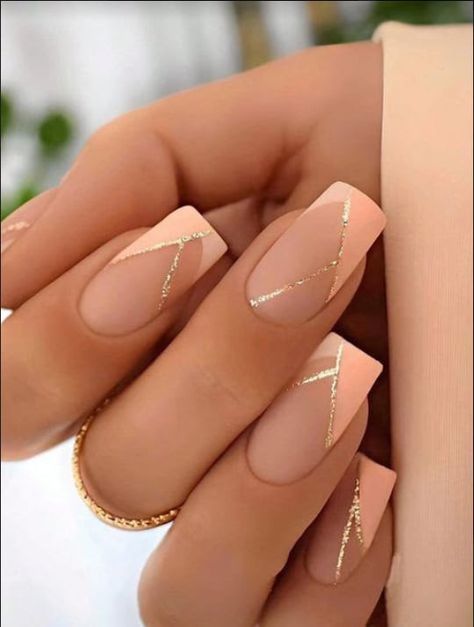 Bridesmaids Nails, Halloween Acrylic Nails, Square Nail Designs, Nude Nail Designs, Neutral Nails, Fancy Nails, Cute Acrylic Nails, Holiday Nails, Nude Nails