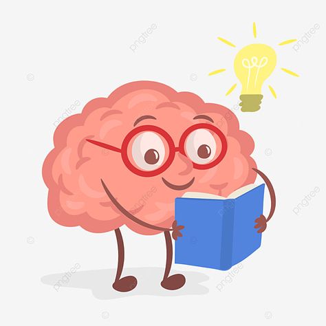 Cartoon Brain Drawing, Brain Clipart, Brain Cartoon, Brain Png, Cartoon Brain, Brain Poster, Reading Cartoon, Brain Vector, Sports Theme Classroom