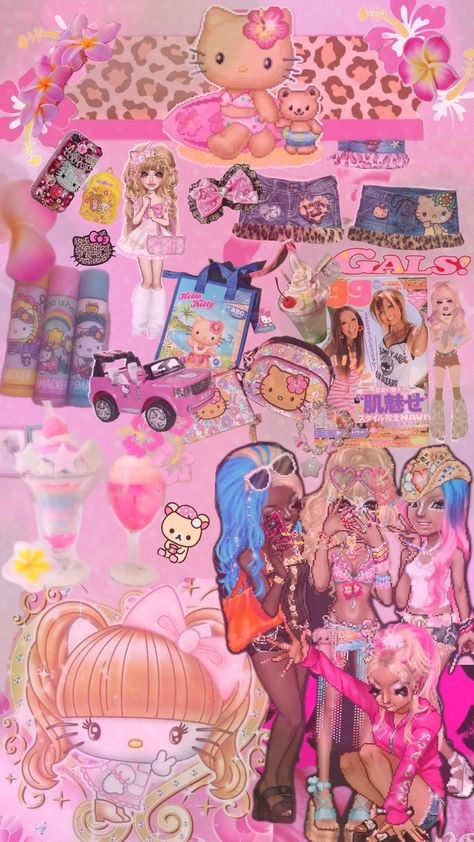 gyaru #gyaru Gyaru Aesthetic Wallpaper, Y2k Gyaru Aesthetic Wallpaper, Gyaru Lockscreen Wallpaper, Gyaru Background, Gyaru Wallpaper Phone, Gyaru Collage, Tropical Gyaru Wallpaper, Gyaru Collage Wallpaper, Gyaru Wallpaper