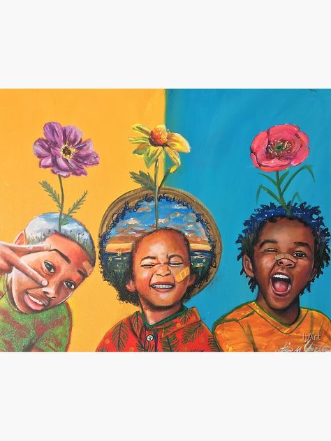 "Black boy joy" Art Print by IjArt | Redbubble Black Joy Art, Joy Painting, Podcast Art, Black Joy, African American Artwork, Squirrel Art, Artist Shirts, Joy Art, Black Art Painting