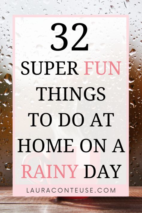 Knowing what to do when you're alone is a huge part of self-care. So, let's talk about some really good self-care tips aka what to do on a rainy day when you're stuck at home. Autumn is approaching soon and so are rainy days. This blog post talks about things to do at home on a rainy day. These are the best rainy day ideas that are suitable for everyone. Hop on board and visit my blog to get more inspiration. Things To Do When Raining At Home, Rainy Day Tips, What To Do On A Sunday At Home, Thing To Do On A Rainy Day, Indoor Rainy Day Activities For Adults, Things To Do When Bored On A Rainy Day, Things To Do In A Rainy Day, Stuff To Do On A Rainy Day, Rainy Day Ideas For Adults