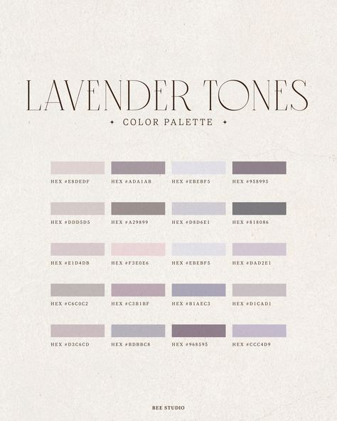 Purple color palette Lavender Color Palette, Violet Shades, Iris Art, Hex Color Palette, Nature Color Palette, Brand Color Palette, Color Psychology, Hex Colors, Lavender Color