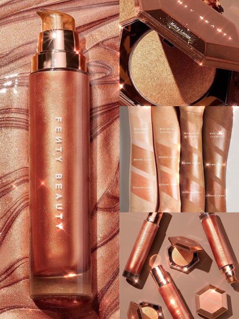 ✨Fenty Beauty Cognac Candy Body Lava + Diamond Bomb✨ Body Lava, Beauty Body, Fenty Beauty, Cosmetology, Makeup Tips, Cognac, Nail Inspo, Bath And Body, Coffee Maker