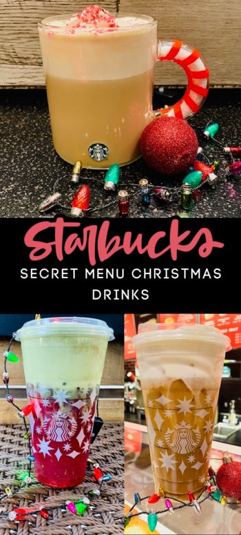 Starbucks Drinks Seasonal, Starbucks Drinks With Peppermint, Christmas Themed Starbucks Drinks, Starbucks Winter Drinks 2024, Healthy Drinks Starbucks, Starbucks Christmas Secret Menu Drinks, Starbucks Seasonal Drinks Holidays, Holiday Drinks At Starbucks, Holiday Drink Starbucks