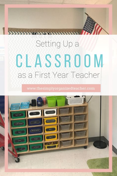 Setting Up A Classroom, Classroom Setup Elementary, Kindergarten Classroom Setup, First Year Teacher, Classroom Organization Elementary, Teaching Organization, First Year Teaching, Classroom Layout, Elementary Classroom Decor