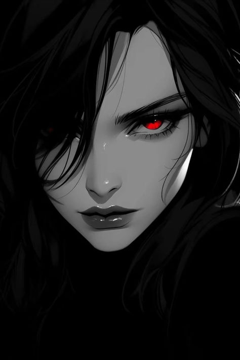 [ save & follow ] - (◍•ᴗ•◍) Best Haircut For Women, Maquillage Goth, Haircut For Women, Vampire Art, Beautiful Illustration, Girly Art Illustrations, Beautiful Dark Art, Girls Cartoon Art, Beautiful Fantasy Art