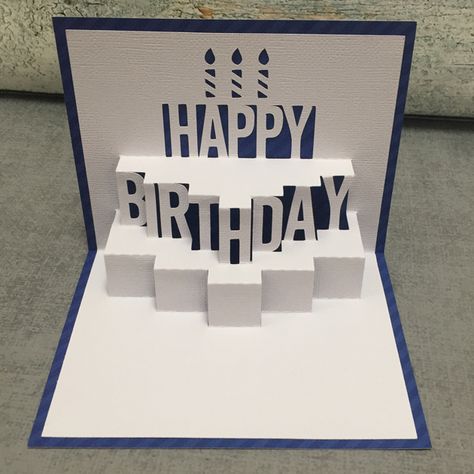 Diy Pop Up Cards Birthday, Up Birthday Cake, Birthday Cake Greetings, Pop Up Christmas Cards, Diy Pop Up Cards, 3d Birthday Card, Pop Up Card Templates, Happy Birthday Cards Printable, Birthday Cake Pops