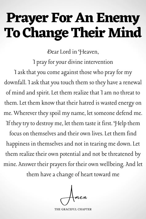 Prayer For Workplace Enemies, Rebuke The Enemy Prayer, Prayer For Enemies, Leave It To God, Prayers For Myself, Prayer Before Sleep, The Graceful Chapter, Prayer For Forgiveness, Warfare Prayers