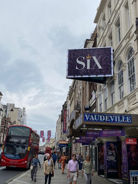 West End London Theatres, Vaudeville Theatre, Theater Aesthetic, Uk School, Six Musical, Musical London, Six The Musical, Theatre School, England Summer