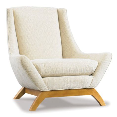 Main Image Zoomed Mid Century Style, Studio Furniture, Wood Arm Chair, Pearl Leather, French Oak, Leather Armchair, Mid Century Modern Style, Wingback Chair, Leather Chair