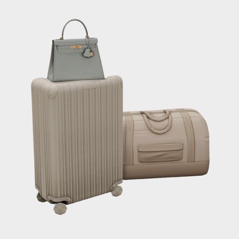 Sims 4 Duffle Bag Cc, Sims 4 Functional Luggage Cc, Sims 4 Functional Suitcase, Amelie Sims 4, Sims 4 Lv Cc, Sims 4 Cc Hotel Stuff, Sims 4 Luggage, Sims Cc Bags, Sims 4 Suitcase Cc