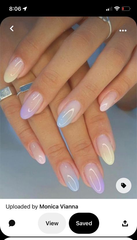 Ombre Acrylic, Unghie Sfumate, French Manicure Nails, Subtle Nails, Fancy Nails Designs, Smink Inspiration, Simple Gel Nails, Pretty Nail Art, Short Acrylic Nails Designs