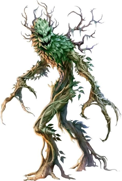 Forest / Plant Creatures - Imgur Plant Monsters, Tree Monster, Plant Monster, Heroic Fantasy, Fantasy Beasts, 다크 판타지, Forest Creatures, Fantasy Races, Fantasy Monster