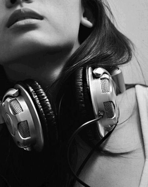 ~ BD ~ Headphones, Music, A Woman