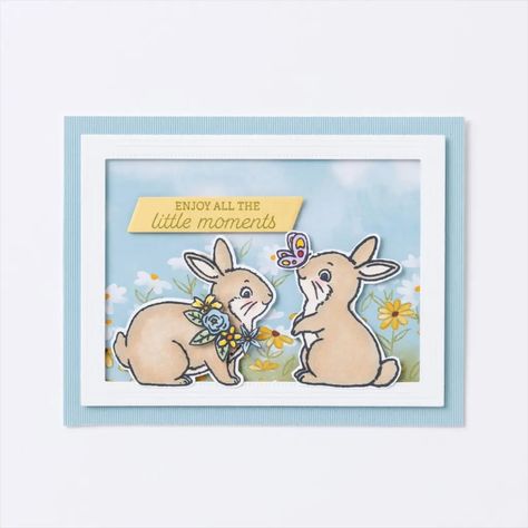 Easter Bunny Bundle From Stampin' Up! {Product Review} Stampin Up Easter Bunny, Stampin Up Ostern, Stampin Up Easter Cards, Easter Bunny Cards, Stampin Up Easter, Easter Cards Handmade, Holiday Stamping, Spring Cards, Stamping Up Cards