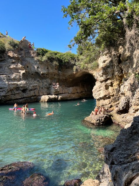 Italy Southern Coast, Mediterranean Vacation Aesthetic, Swimming In Italy, Sorento Italy Aesthetic, Naples Italy Aesthetic, Sorrento Aesthetic, Sorrento Italy Aesthetic, Italy Beach Aesthetic, Southern Italy Aesthetic