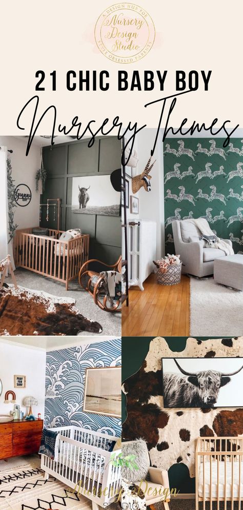 Designing a nursery for your baby boy and looking for baby boy nursery themes? Here we've rounded up 21 stunning baby boy nursery themes trending in 2022. 2024 Baby Nursery, Diy Boy Nursery Decor, 2024 Nursery Themes, 2023 Nursery Themes, Trending Nursery Themes 2023, Baby Boys Room Nursery, Accent Wall Baby Boy Nursery, Trending Nursery Themes, Themes For Nursery