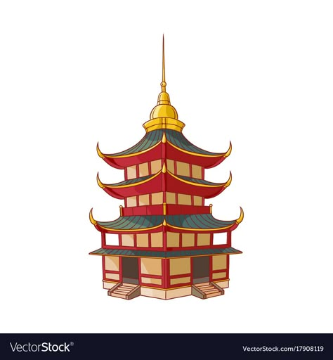 Asian Pagoda, Background Traditional, Chinese Drawing, Chinese Pagoda, Citate Harry Potter, Japanese Buildings, Ancient Chinese Architecture, Chinese Theme, Japanese Pagoda