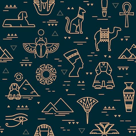 Egypt Infographic, Hieroglyphics Tattoo, Egyptian Pattern, Egypt Culture, Egyptian Design, Egypt Tattoo, Egyptian Artifacts, Ancient Egyptian Gods, Ancient Egypt Art